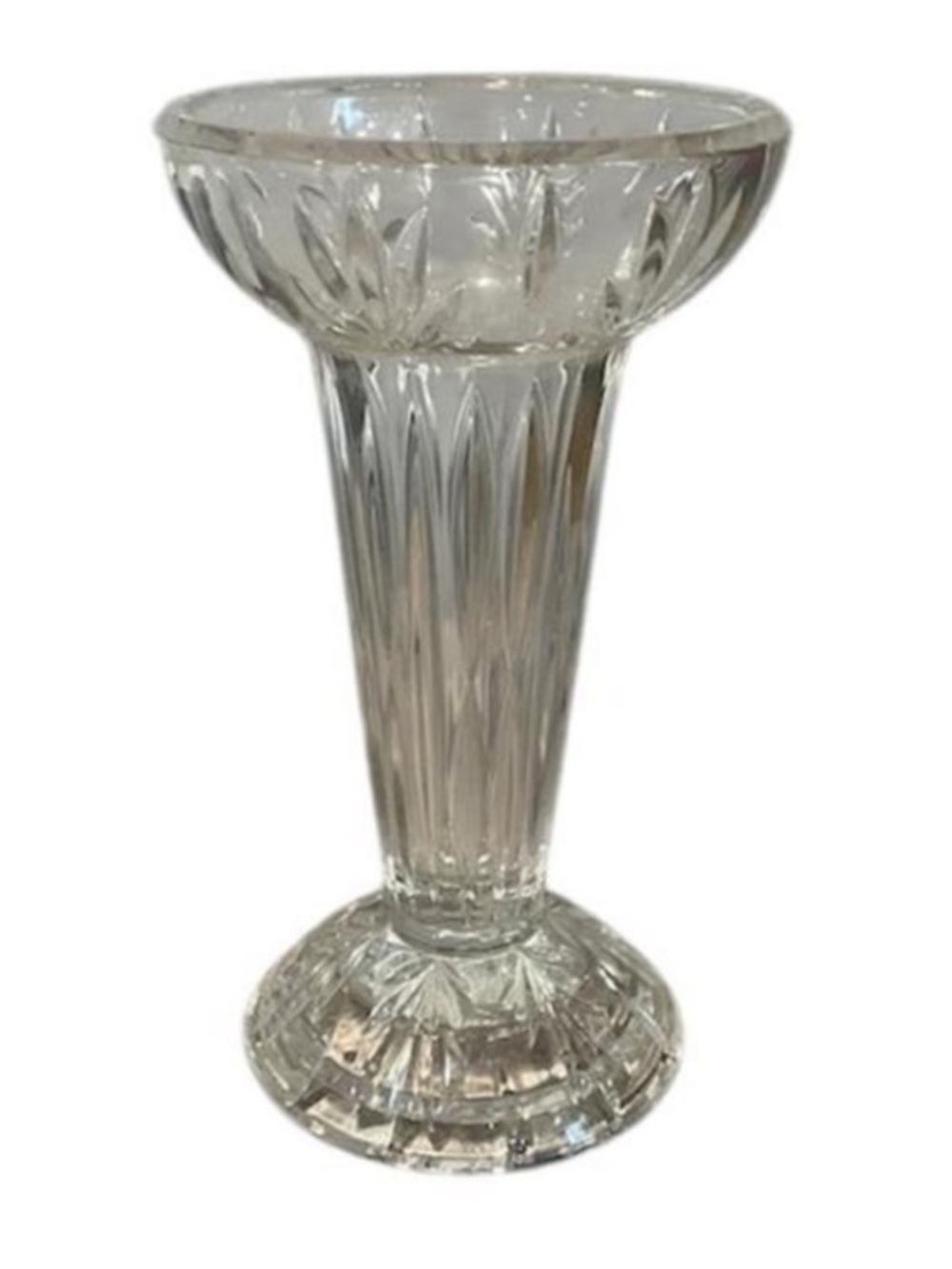 Vintage Princess House Highlights Crystal Vase 781 Pillar Candle Holder Germany